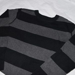Black and grey sweater